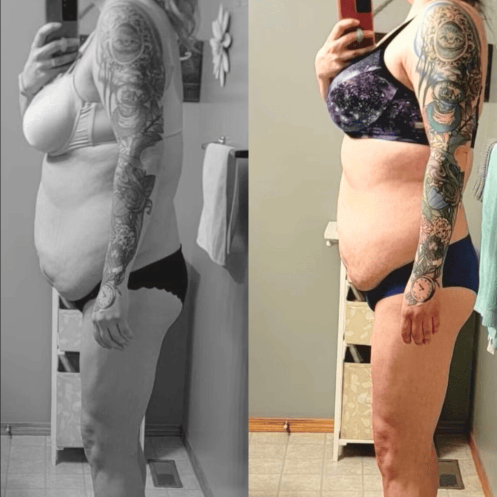 Client transformation before and after 9